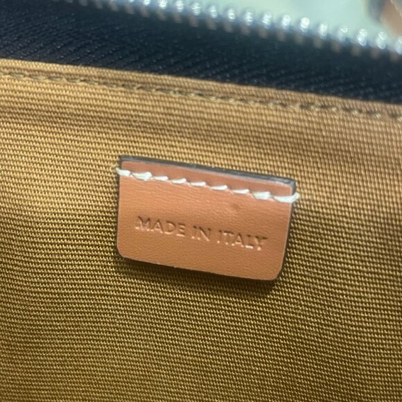 Horizontal pouch in Triomphe canvas with celine print - Picture 4 of 4